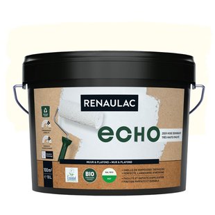 Renaulac Echo Bio Muurverf - Mat - Ral 9010 - 10l