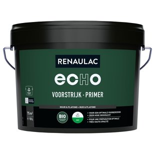 Renaulac Echo Bio Primer - Muur En Plafond - Mat Wit - 10l