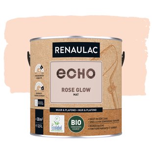 Renaulac Echo Bio Muurverf - Mat - Roze - 2,5l