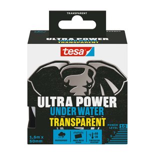 Tesa Tape Ultra Power Under Water - Buiten - Transparant - 1,5m X 50mm