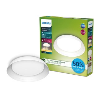Philips Plafondlamp Fleta - Wit - 35cm - 10w