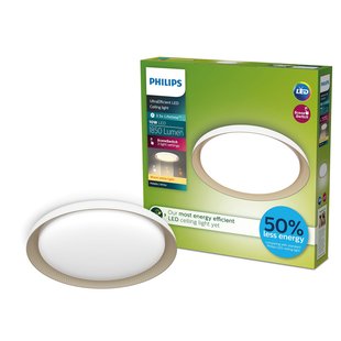 Philips Plafondlamp Pebblo - Wit - 32cm - 10w