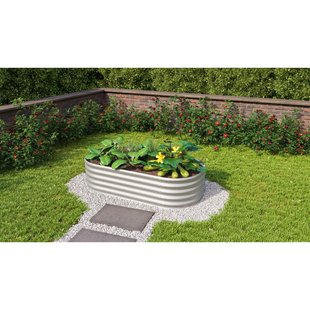 Vitavia Verhoogd Moestuinbed Vita Maat 401 Geanodiseerd Zincalume Aluminium 82x62x40cm