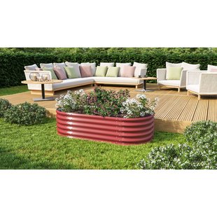 Vitavia Verhoogd Moestuinbed Vita Maat 401 Zincalume Rood 82x62x40cm