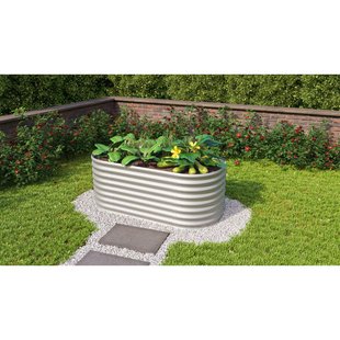 Vitavia Verhoogd Moestuinbed Vita Maat 630 Geanodiseerd Zincalume Aluminium 162x82x63cm