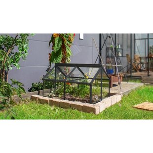 Vitavia Tuinkas Gaia Jumbo - Veiligheidsglas - Zwart - 83x119x72 Cm