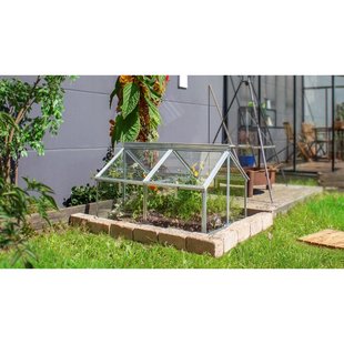 Vitavia Tuinkas Gaia Jumbo - Veiligheidsglas - Geanodiseerd Aluminium - 83x119x72 Cm