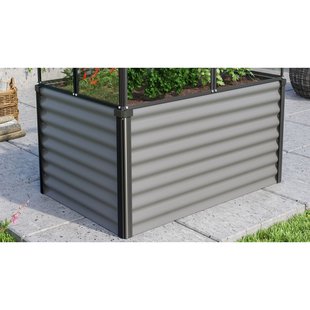 Vitavia Tuinkas Gaia Jumbo - Zwart/graniet - 83x122x65 Cm