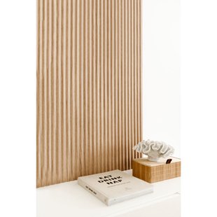 Maestro Latt Wave Wandpaneel - Natural Oak - 277x21,3cm - 14mm - 3 Stuks