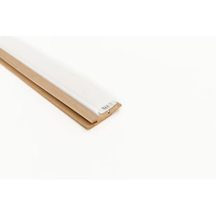 Maestro Latt Led Profielset - Brut Pvc-profiel + Pepper Oak Onderlat - 277cm - 54x20mm