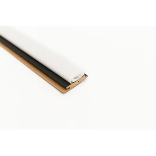 Maestro Latt Led Profielset - Brut Pvc-profiel + Black Onderlat - 277cm - 54x20mm