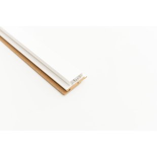 Maestro Latt Led Profielset - Brut Pvc-profiel + White Onderlat - 277cm - 54x20mm