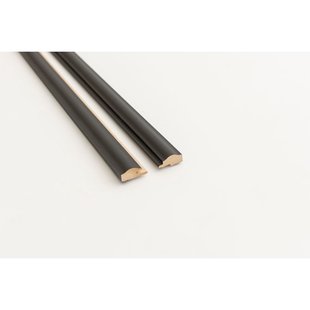 Maestro Latt Wave Afwerkprofielset - Matte Black - 277cm - 51x14mm