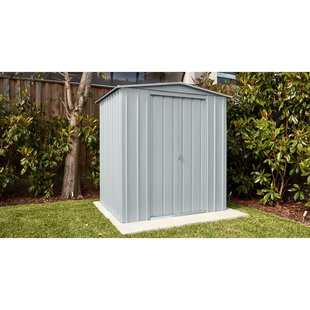 Metalen Tuinhuis Dream - Zilver Metallic - 184x154cm - Dubbele Deur