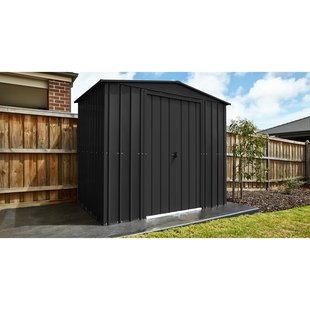 Metalen Tuinhuis Tower - Antraciet - 245x185cm - Dubbele Deur