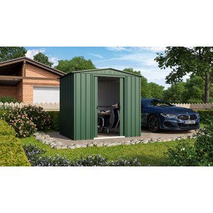 Metalen Tuinhuis Tower - Smaragd - 245x185cm - Dubbele Deur