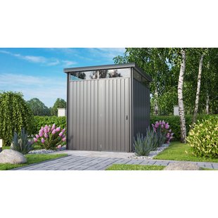 Metalen Tuinhuis Rheinfelden - Antraciet - 190x245cm - Dubbele Deur