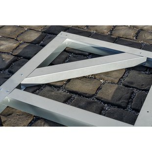 Globel Fundering Vloerframe Tuinhuis - Omvang 5x8 - 144x234x5cm