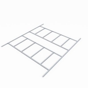 Vloerframe Tuinhuis Frankfurt Ii - Omvang 1112 - 352x309x2,6cm