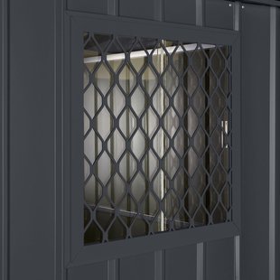 Globel Zijraam Set Skillion/lean To/dream Tuinhuis - Antraciet - 62x62cm