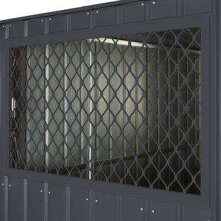 Globel Zijraam Set Skillion/lean To/dream Tuinhuis - Antraciet -75x124cm