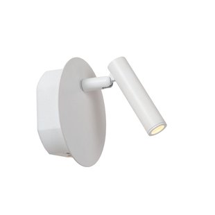 Lucide Draadloze Wandlamp Jolijn Magnetisch Wit ⌀10,2cm 2w