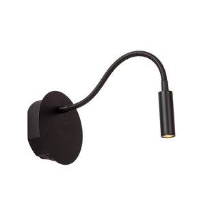 Lucide Draadloze Wandlamp Jolijn Magnetisch Zwart ⌀11cm 2w