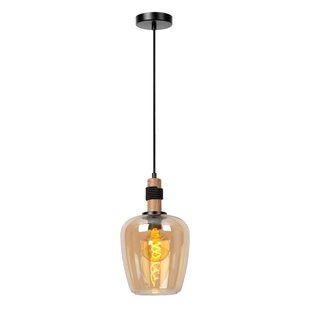 Lucide Hanglamp Ilona Amber ⌀22cm E27