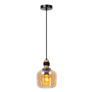 Lucide Hanglamp Ilona Amber ⌀18cm E27