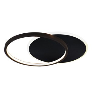 Lucide Plafondlamp Axelle - Zwart - 24w