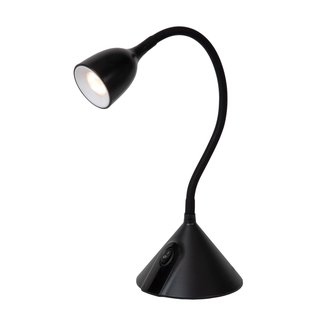 Lucide Bureaulamp Milo Zwart ⌀12,8cm 3,2w