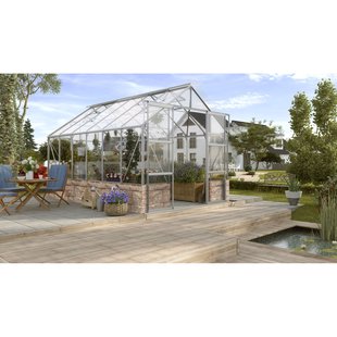 Vitavia Tuinkas Cassandra 9900 + Basis Zand - Veiligheidsglas 3mm - Aluminium - 257x385x249cm