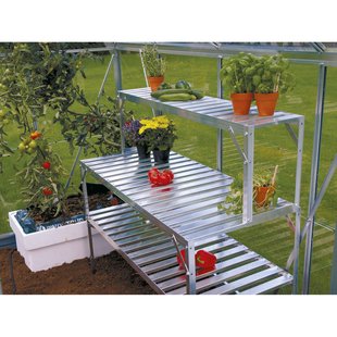 Vitavia Kit Voor Tafelopzetstuk Geanodiseerd Aluminium 121x28x39cm