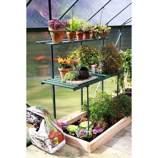 Vitavia Opvouwbare Tafel Aluminium Smaragd 120x56x81cm