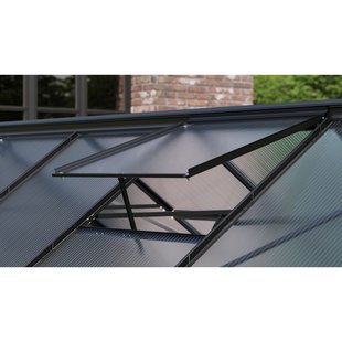 Vitavia Set Voor Dakraam Aluminium Zwart 57,3x61,6cm - Zonder Beglazing