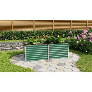 Vitavia Tuinkas Linus 630 - Zeewier/geanodiseerd Aluminium - 96x188x63cm