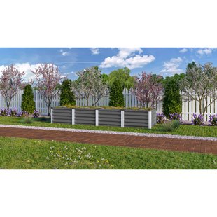 Vitavia Serre Voor Broeikas/verhoogde Kweekbak Zincalume Maat L Graniet/geanodiseerd Aluminium