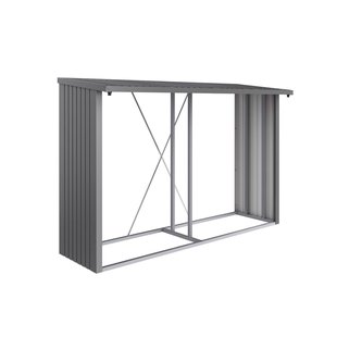 Biohort Tuinkast Woodstock 300 Kwartsgrijs Metallic