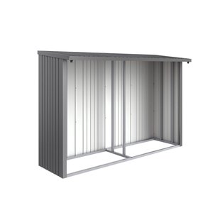 Biohort Achterwand Voor Tuinkast Woodstock 300 Kwartsgrijs Metallic