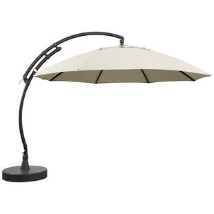 Sungarden Zweefparasol Easy Sun Xl - D 375cm - Beige - 360° Draaibaar Kantelbaar Aluminium Mast