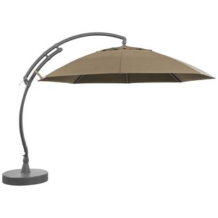 Sungarden Zweefparasol Easy Sun Xl - D 375cm - Taupe - Kantelbaar Aluminium Mast