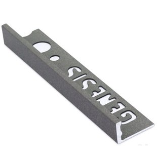 Genesis Hoekprofiel - Aluminium Grijs - 10x10mm 2,7m