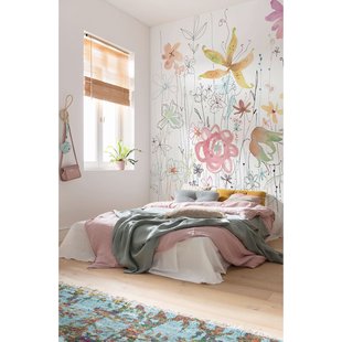 Komar Fotobehang Magie Des Fleurs - Meerkleurig - 2,50m X 200cm