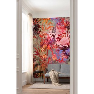 Komar Fotobehang Wilde Dotterbloem - Meerkleurig - 2,50m X 200cm