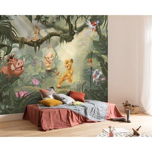 Komar Fotobehang Vrienden Van De Jungle - Groen - 2,50m X 300cm