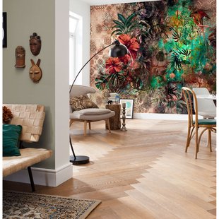 Komar Fotobehang Plantenwereld - Meerkleurig - 2,50m X 300cm