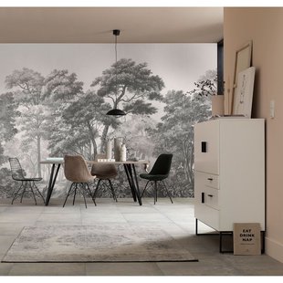 Komar Fotobehang Reiziger - Grijs - 2,50m X 350cm