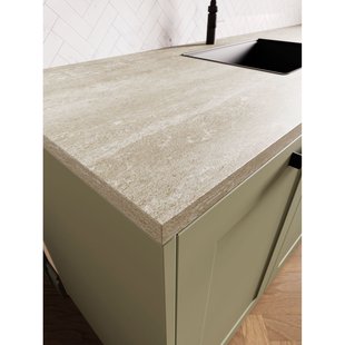 Cando - Werkblad - Aanrechtblad - Beige - 302x63,5x2,8cm