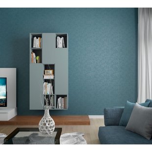 Vliesbehang Smart Art Gallery 32413 - Blauw - Groen - 10,05m X 53cm