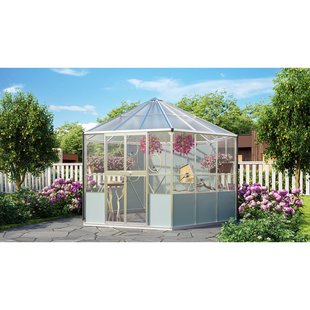 Vitavia Tuinkas Circus 9000 - Polycarbonaat 6mm - Geanodiseerd Aluminium - 336x383x284 Cm